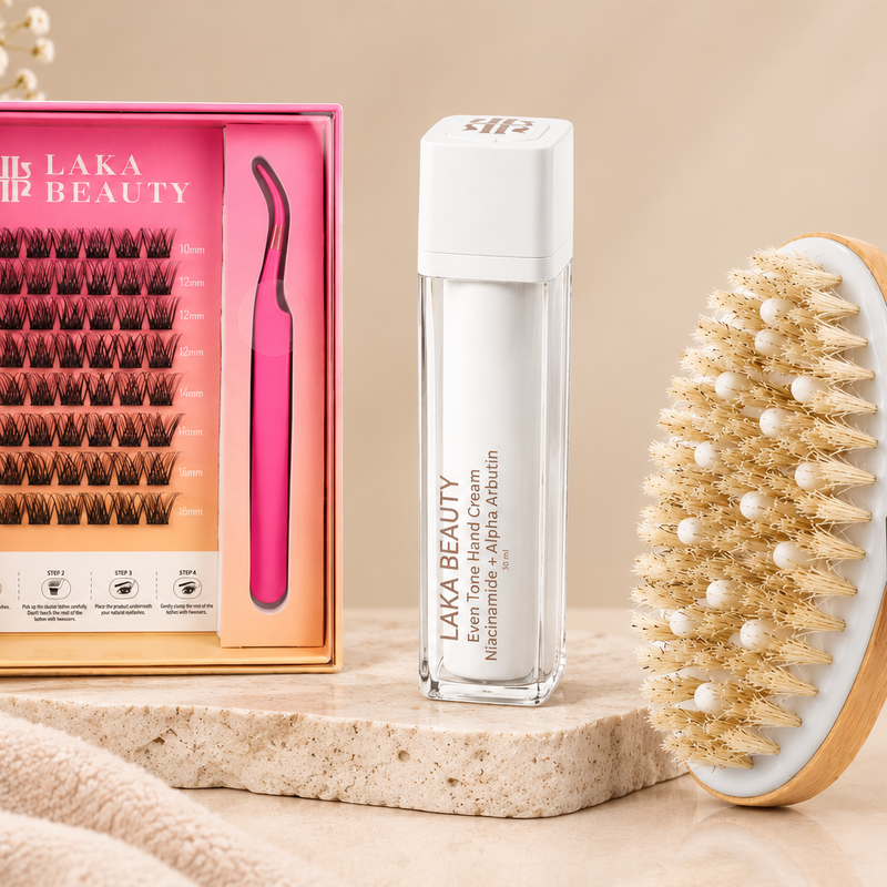 Laka Beauty
Explore our in-house Laka Beauty range, featuring beauty products and everyday essentials designed to elevate your self-care routine, alongside selected beauty essentials from other brands.