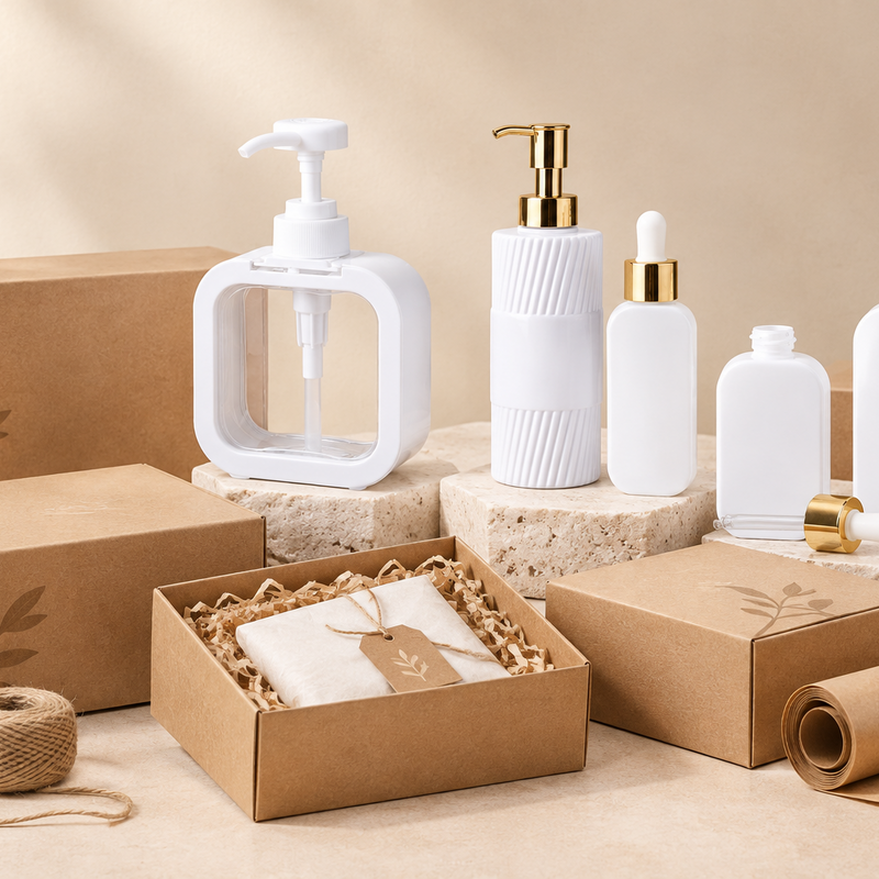 Cosmetic Packaging
Practical and stylish packaging solutions for beauty and cosmetic products, including bottles, jars and containers suitable for personal and small-business use.